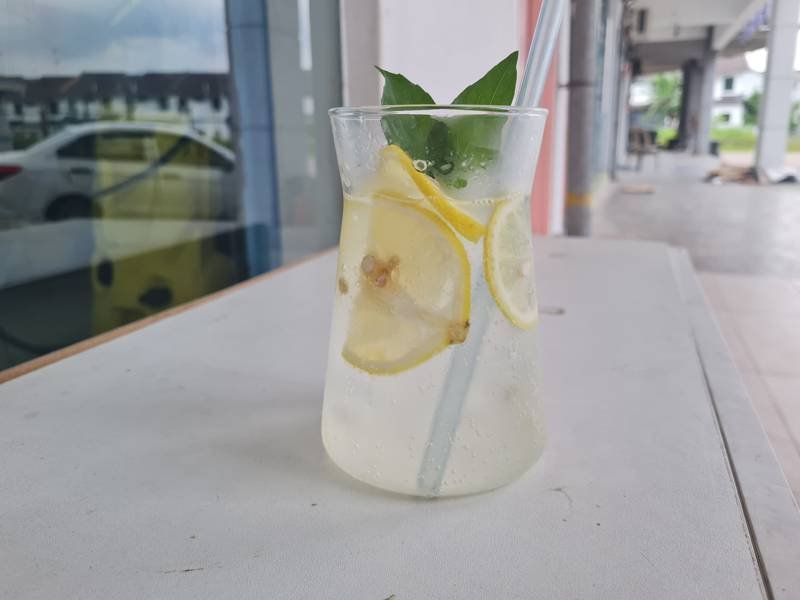 LEMON MINT SPARKLING WATER