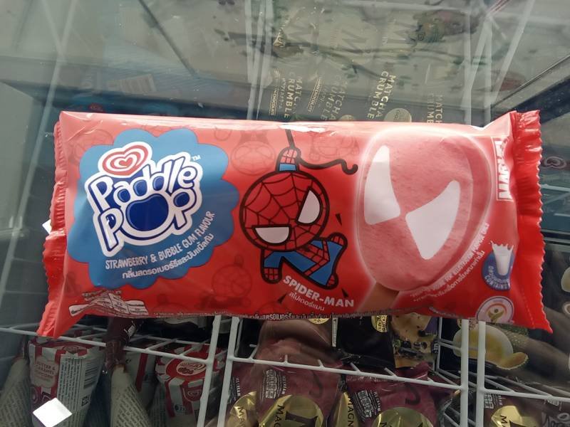 PADDLE POP SPIDERMAN